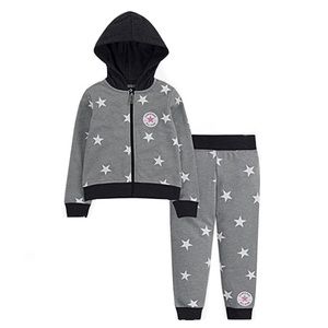 Girl’s Converse zip up hoodie and joggers set